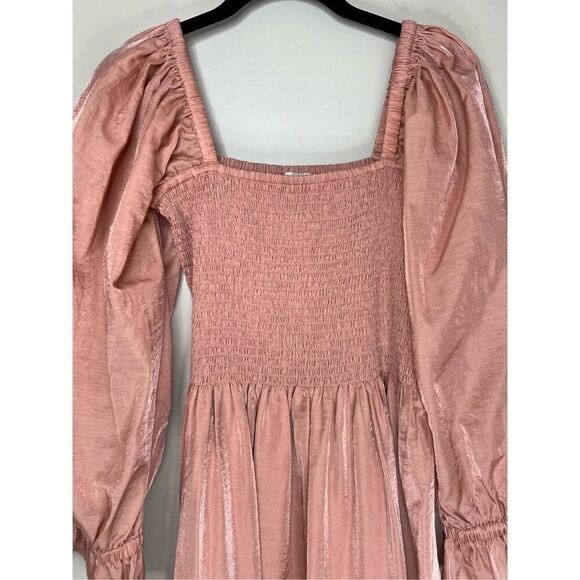 Baum Und Pferdgarten Adanna Smocked Midi Dress - Picture 5 of 8